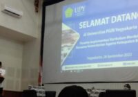 Seminar ‘Kurikulum Merdeka’ yang dilaksanakan di ruang Auditorium kampus Universitas PGRI Yogyakarta (UPY). (Tim Doc)