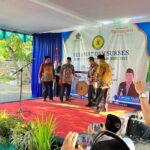 Pemukulan Gong oleh KaKanwil Kemenag DIY dalam Pembukaan KSM Provinsi 2022. (Tim Doc)