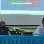 Kepala Tata Usaha dan Kepala Madrasah MTsN 2 Bantul pimpin proses penyusunan SKP 2022. (doc: tim)