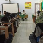 Guru Bahasa Jawa MTsN 2 Bantul pimpin kegiatan MGMP Bahasa Jawa. (dok:pa)